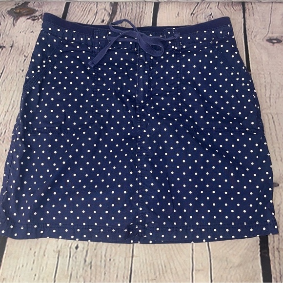 Polka dot cotton skirt womens size 8 - Picture 1 of 5